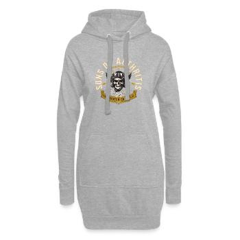 Sons of Arthritis Ibuprofen Chapter Biker - Hoodie-Kleid - Grau meliert - Vorne