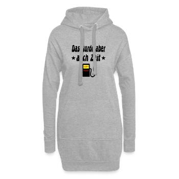 Diesel - Hoodie-Kleid - Grau meliert - Vorne