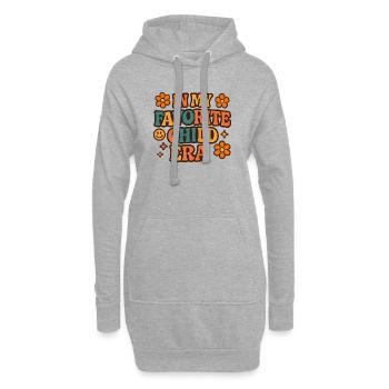 In My Favorite Child Era Daughter Families Humor - Hoodie Dress - heather grey - Front