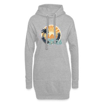 Bali 2026 - Hoodie-Kleid - Grau meliert - Vorne