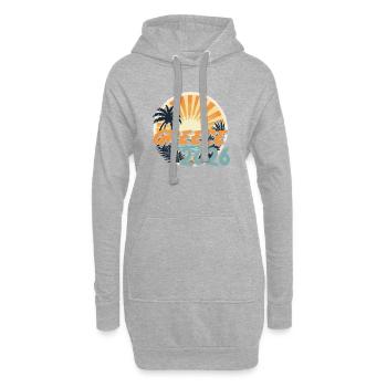 Greece 2026 - Hoodie-Kleid - Grau meliert - Vorne
