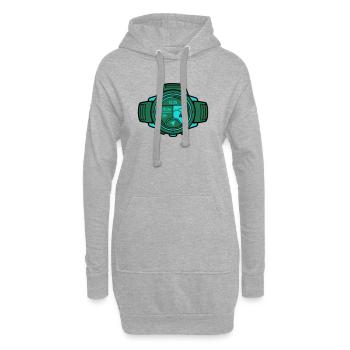 Montre GPS moderne Course - Sweat-shirt à capuche long Femme - gris chiné - Devant