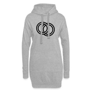 Verlobung - Hoodie-Kleid - Grau meliert - Vorne