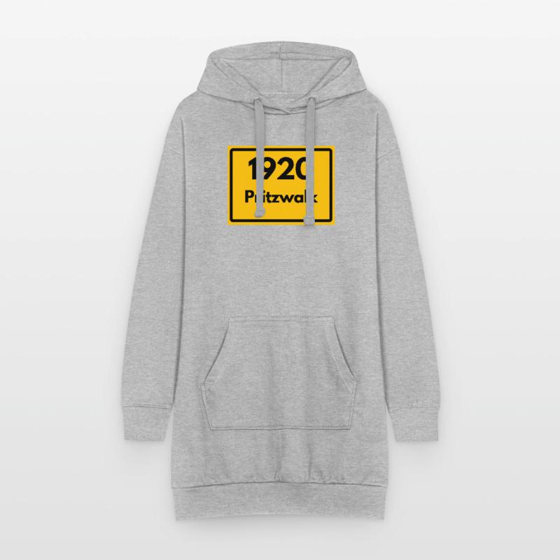 OLD POSTCODE POSTCODE RETRO 1920 PRITZWALK HEIMAT Hoodie Dress
