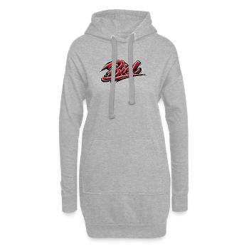 Biel Schriftzug - Hoodie-Kleid - Grau meliert - Vorne