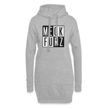 MeckFurz Typo Grid, Politik, bundeskanzler - Hoodie-Kleid - Grau meliert - Vorne