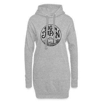 Japan - Hoodie-Kleid - Grau meliert - Vorne
