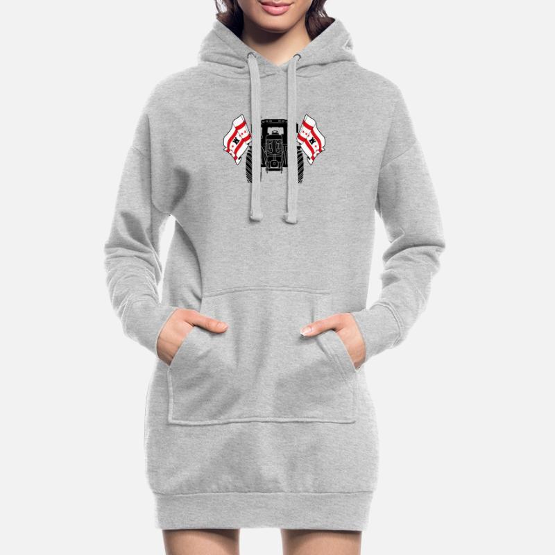 Drenthe_Tractor_Pride Sweat-shirt à capuche long Femme
