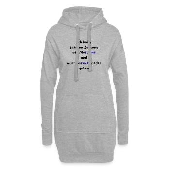 Instandhaltung T-Shirt Lustiges Geschenk Handwerk! - Hoodie-Kleid - Grau meliert - Vorne