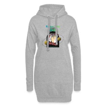 Viel Spaß bei der Fahrt: Pilotengespräch - Hoodie-Kleid - Grau meliert - Vorne