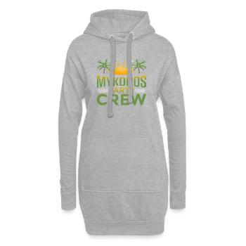 Mexiko Party Crew - Hoodie-Kleid - Grau meliert - Vorne