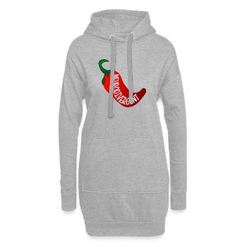 TDAH NEURODIVERGENT - Sweat-shirt à capuche long Femme - gris chiné - Devant