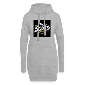 Der Kader: Bold Brush Victory - Hoodie-Kleid - Grau meliert - Vorne