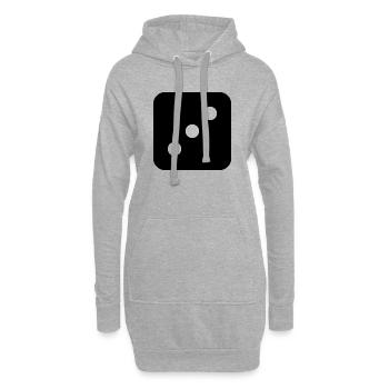 Sagt - Hoodie-Kleid - Grau meliert - Vorne