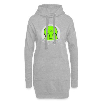 Je suis tellement fier de toi pour t’encourager sincèrement à dire - Sweat-shirt à capuche long Femme - gris chiné - Devant