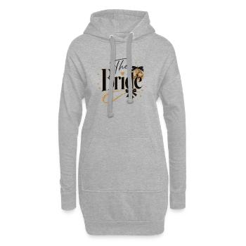 The Bride Club -Discokugel!  - Hoodie-Kleid - Grau meliert - Vorne