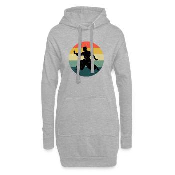 Selbstverteidigung Geschenk für ein Aikido-Schüler - Hoodie-Kleid - Grau meliert - Vorne