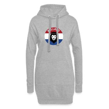 Niederlande - Pays-Bas - Pays-Bas - Lion Löwe - Sweat-shirt à capuche long Femme - gris chiné - Devant