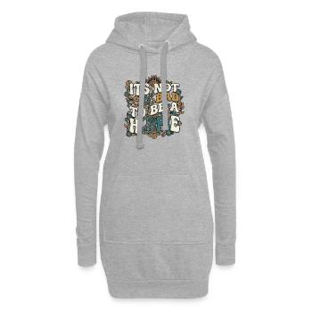 Soyez un hippie des années 60 - Sweat-shirt à capuche long Femme - gris chiné - Devant
