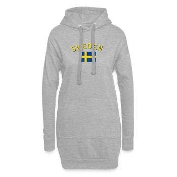 Schweden - Hoodie-Kleid - Grau meliert - Vorne