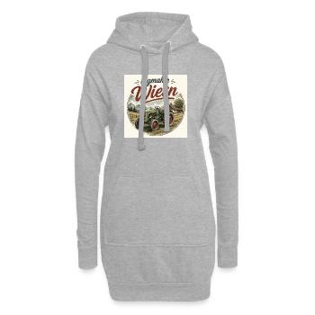 Landleben  - Hoodie-Kleid - Grau meliert - Vorne