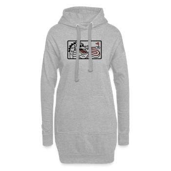 Minigolf Retro Cartoon Golfball JGA Team - Hoodie-Kleid - Grau meliert - Vorne