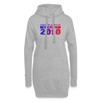 16e anniversaire Édition Limitée 08/2010 - Sweat-shirt à capuche long Femme - gris chiné - Devant