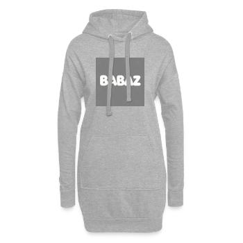 Messenger_creation_1217370877136658 - Hoodie-Kleid - Grau meliert - Vorne