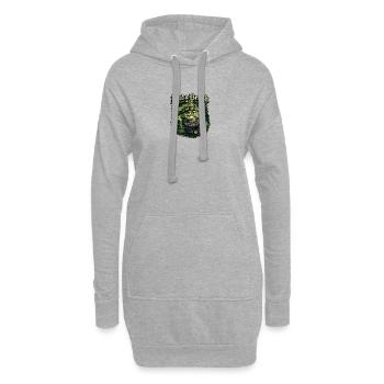 Rebelles - Sweat-shirt à capuche long Femme - gris chiné - Devant