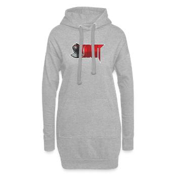 Logo E-Sport de Ritter Knight Gaming - Sweat-shirt à capuche long Femme - gris chiné - Devant