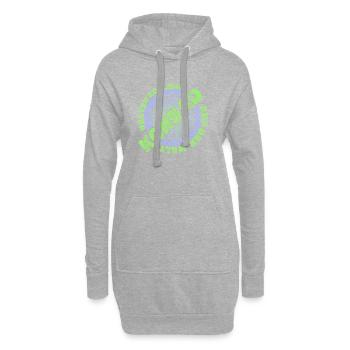 Konrad als Job - Hoodie-Kleid - Grau meliert - Vorne