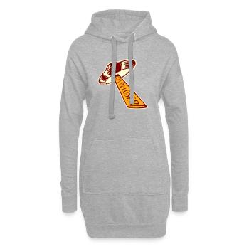 Ufo Alien Get In Loser Lustig Ufo Entführung Zitat - Hoodie-Kleid - Grau meliert - Vorne