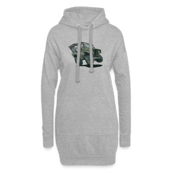 Willys MB véhicule tout-terrain avec toit souple | RCCX - Sweat-shirt à capuche long Femme - gris chiné - Devant