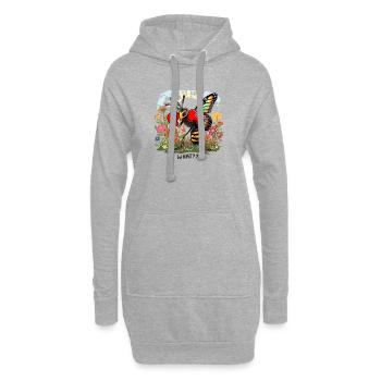 Concours de boxe au Bloemenveld - Sweat-shirt à capuche long Femme - gris chiné - Devant