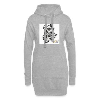 Azzo Sardegna  - Hoodie-Kleid - Grau meliert - Vorne