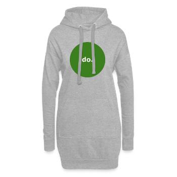Mach das. - Hoodie-Kleid - Grau meliert - Vorne
