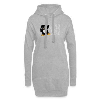 Recovery Is Badass Pinguin Dabbing Dab Dance Pose - Hoodie-Kleid - Grau meliert - Vorne