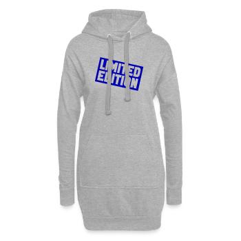 Limitierte Sternedition Druck - Hoodie-Kleid - Grau meliert - Vorne