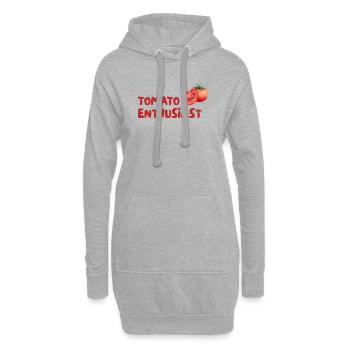 Tomato Enthusiast Graphic Tee - Hoodie-Kleid - Grau meliert - Vorne