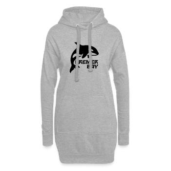 Bremer Bay Orca - Hoodie-Kleid - Grau meliert - Vorne
