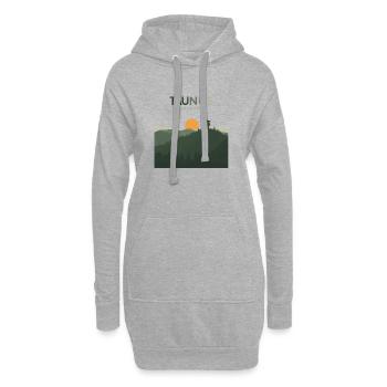 Taunus Germany | Vintage Mountain Poster - Hoodie-Kleid - Grau meliert - Vorne