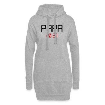 Baby Dad 2027 - Hoodie Dress - heather grey - Front
