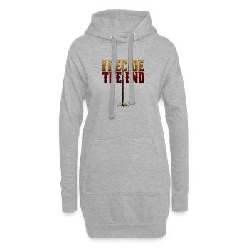 I Decide The End Spear Stoic Mindset Gift T-Shirt - Hoodie Dress - heather grey - Front
