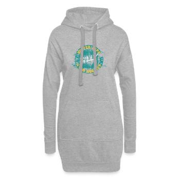 Vater Billy - Hoodie-Kleid - Grau meliert - Vorne