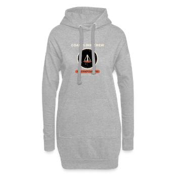 Coastline Crew - Hoodie-Kleid - Grau meliert - Vorne