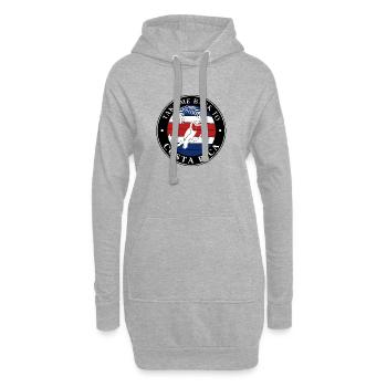 Take Me Back to Costa Rica Tukan - Hoodie-Kleid - Grau meliert - Vorne