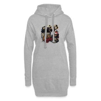 Déclenche Attends Révèle Retro Photo - Sweat-shirt à capuche long Femme - gris chiné - Devant