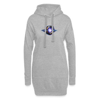 Sol Ring - Hoodie-Kleid - Grau meliert - Vorne