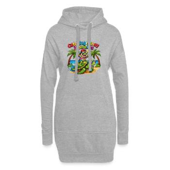 Moments ensoleillés - Sweat-shirt à capuche long Femme - gris chiné - Devant