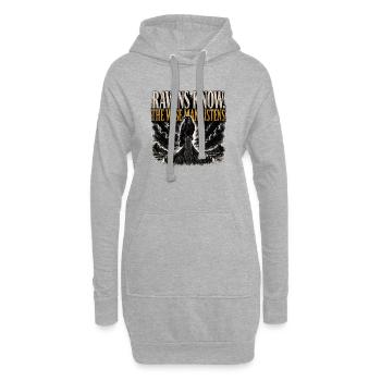 Ravens Know The Wise Man Listens Viking Shirt - Hoodie Dress - heather grey - Front